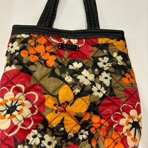 Vera Bradley Bittersweet Pattern Nylon Quilted Reversible Tote
